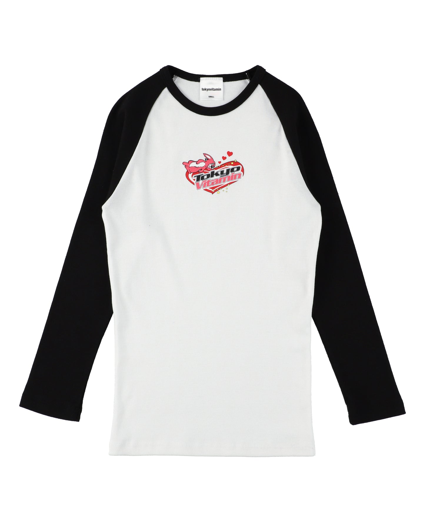 HEART LS BABY TEE