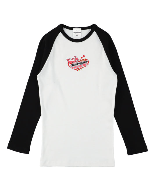 HEART LS BABY TEE